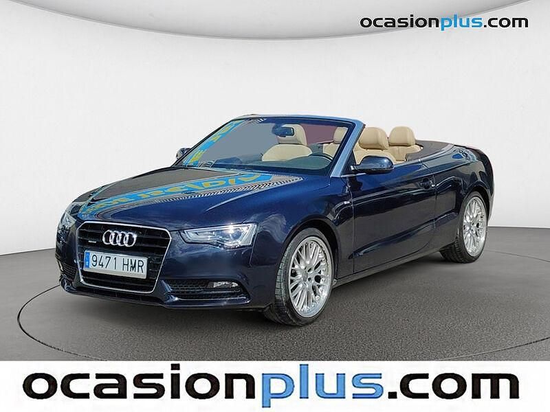 Azul Usado 2012 Audi A5 Cabriolet Descapotable | 18.200 € (Buen precio) - Imagen 1/4