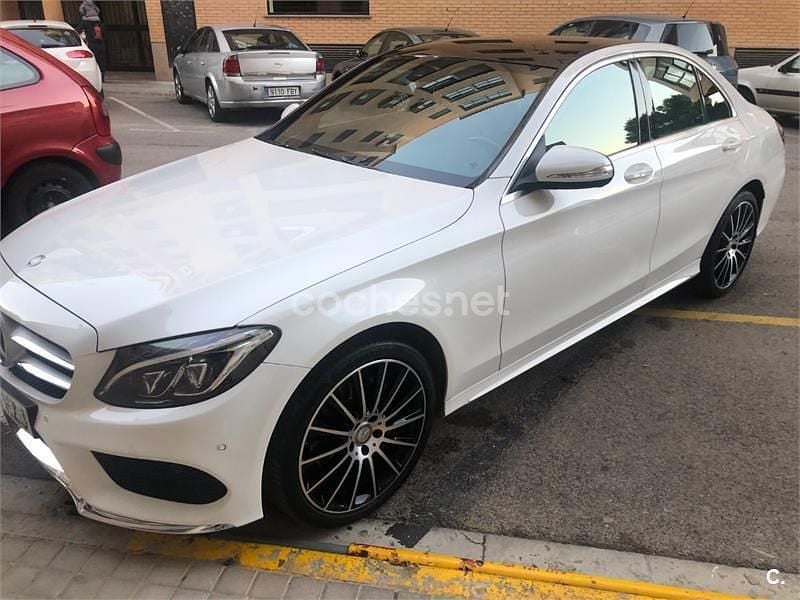 Blanco Usado 2014 Mercedes C220 AMG Berlina | 18.900 € (Un poco caro) - Imagen 1/4