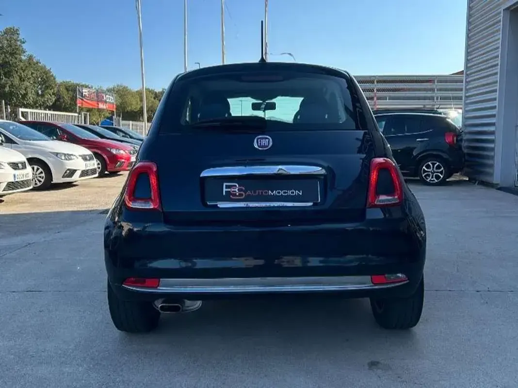 Usado Fiat 500 Lounge 69 CV (50 kW) 2018 Azul Utilitario