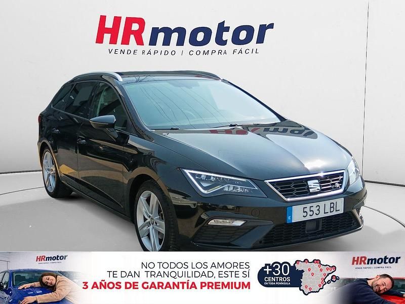 Usado Seat Leon FR 150 CV (110 kW) 2019 Negro Berlina