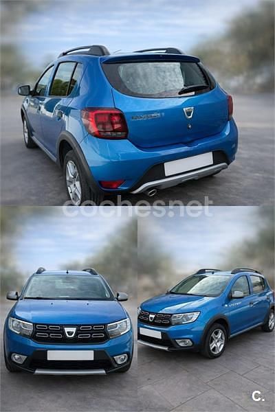 Usado Dacia Sandero Stepway 90 CV (66 kW) 2017 Azul Berlina