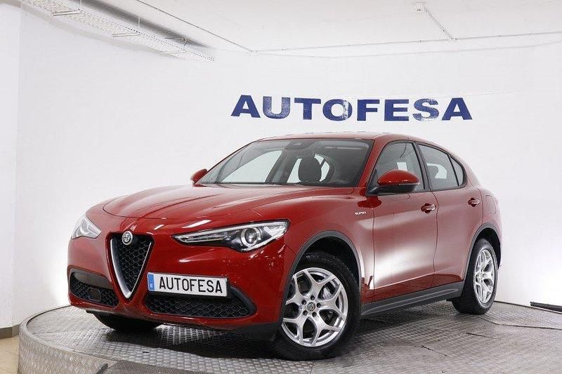 Rojo Usado 2021 Alfa Romeo Stelvio Super SUV | 27.350 € (Super precio) - Imagen 1/4