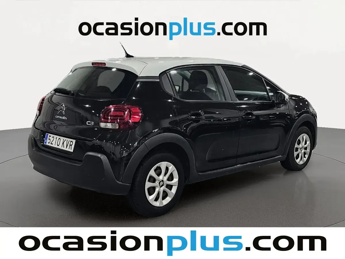 Usado Citroën C3 Feel 82 CV (60 kW) 2019 Negro Utilitario