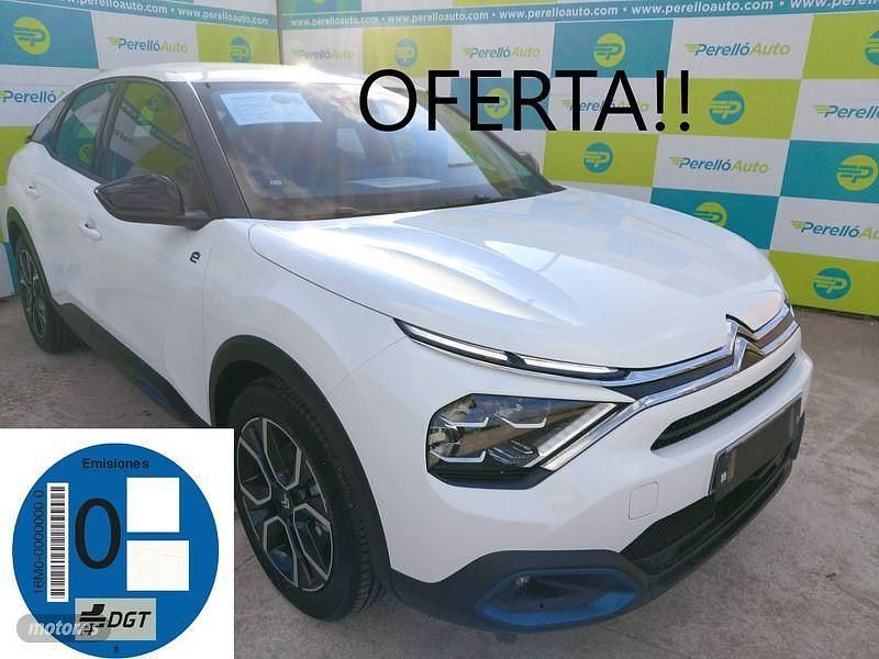 Blanco Usado 2023 Citroën e-C4 Shine Berlina | 21.900 € (Buen precio) - Imagen 1/4