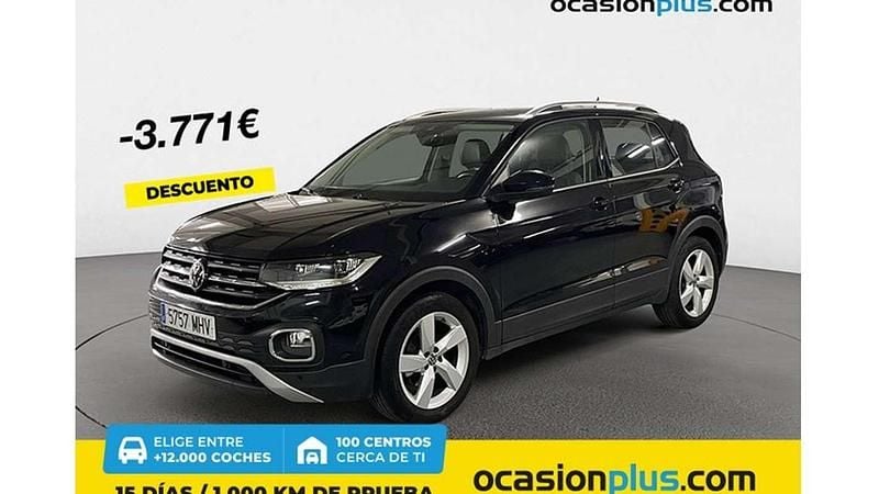 Negro Usado 2023 VW T-Cross Sport SUV | 20.355 € (Buen precio) - Imagen 1/4