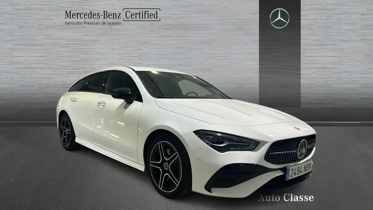 Usado Mercedes CLA200 150 CV (110 kW) 2025 Blanco Berlina