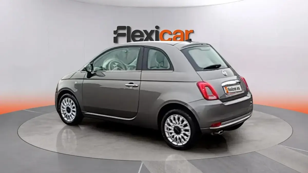 Usado Fiat 500 Lounge 69 CV (50 kW) 2019 Gris Berlina