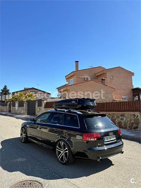 Usado Audi A4 S-Line 170 CV (125 kW) 2007 Negro Familiar