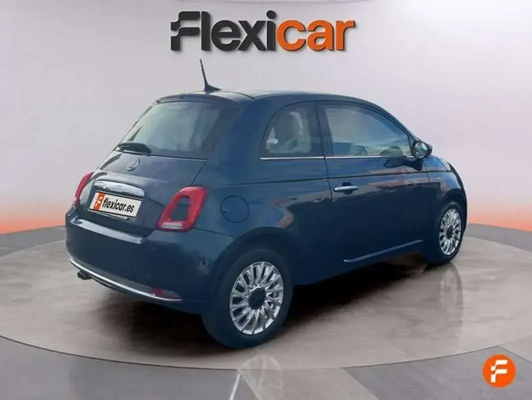 Usado Fiat 500 Lounge 69 CV (50 kW) 2019 Azul Utilitario