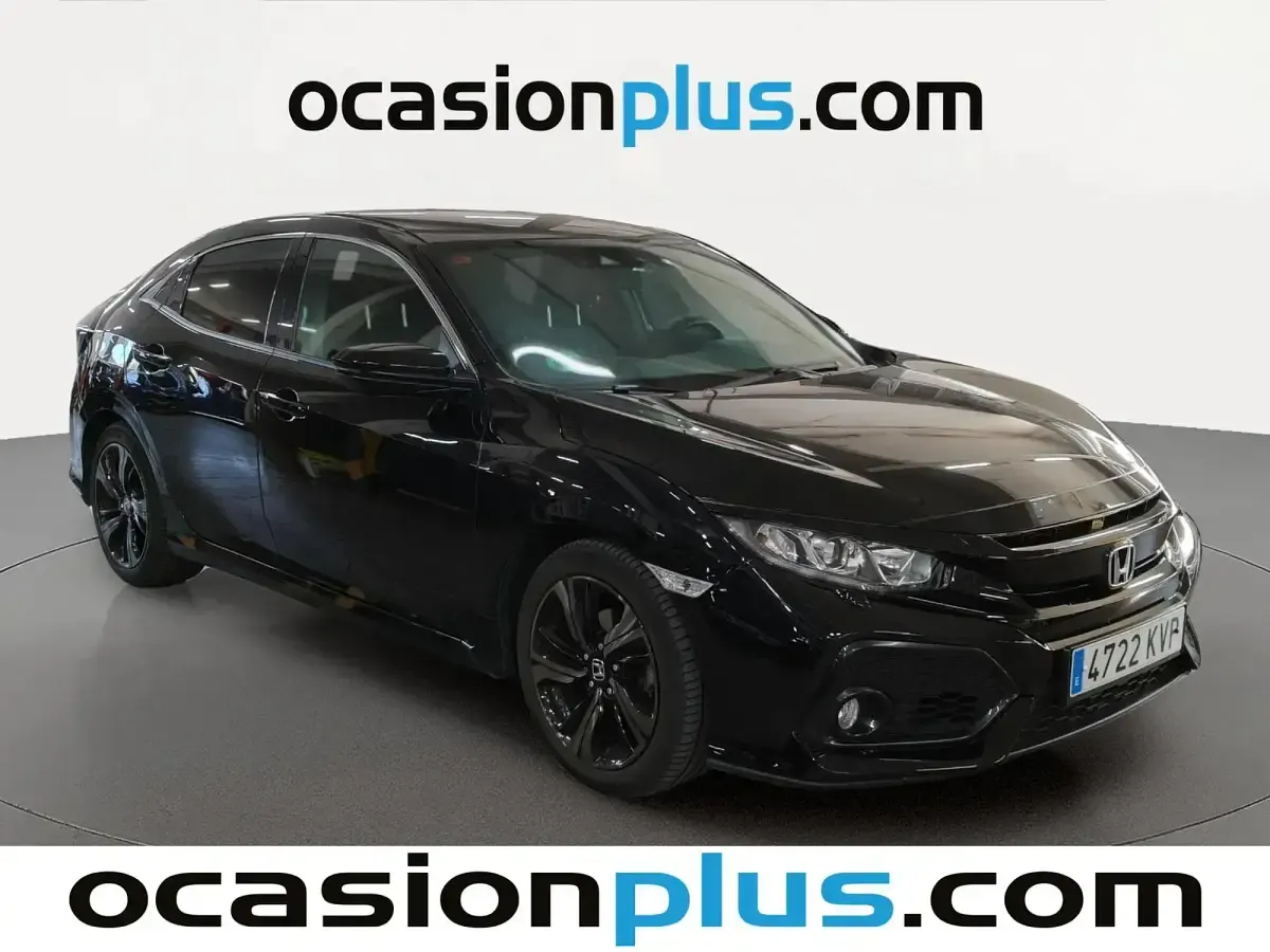 Usado Honda Civic Elegance 129 CV (94 kW) 2019 Negro Berlina