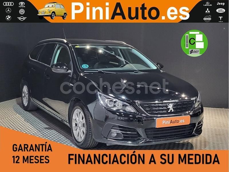 Negro Usado 2020 Peugeot 308 Style Familiar | 10.990 € (Precio justo) - Imagen 1/4