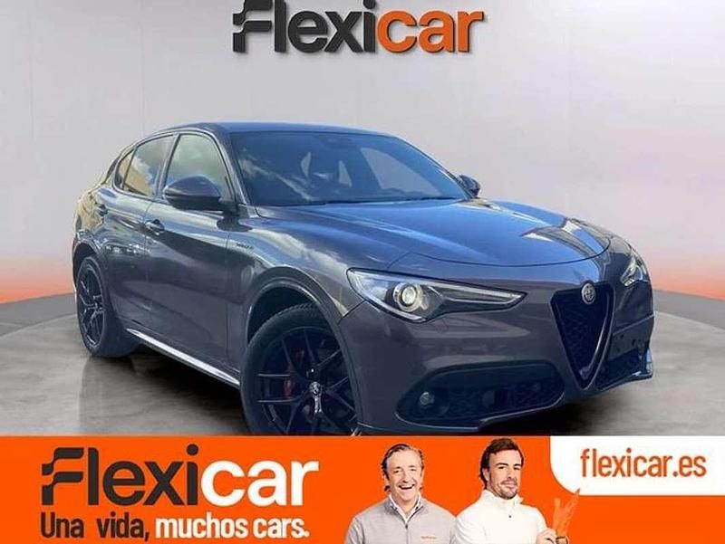 Gris Usado 2021 Alfa Romeo Stelvio Veloce SUV | 19.990 € (Super precio) - Imagen 1/4