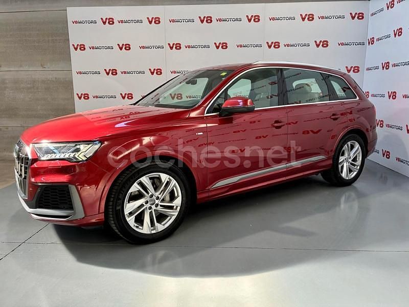 Granate Usado 2020 Audi Q7 S-Line SUV | 41.990 € (Precio justo) - Imagen 1/4