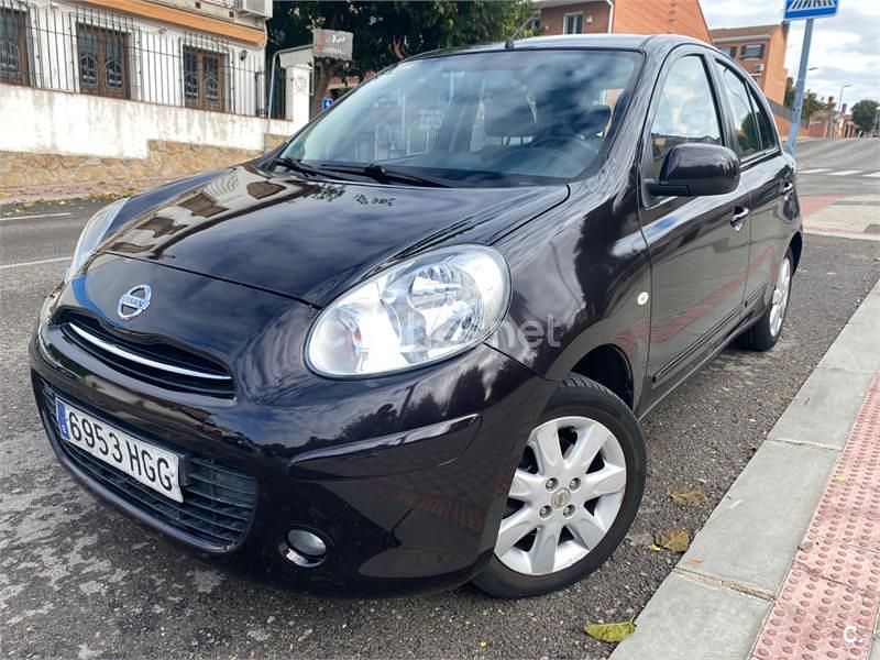 Violeta / lila Usado 2011 Nissan Micra Visia Berlina | 4490 € (Super precio) - Imagen 1/4