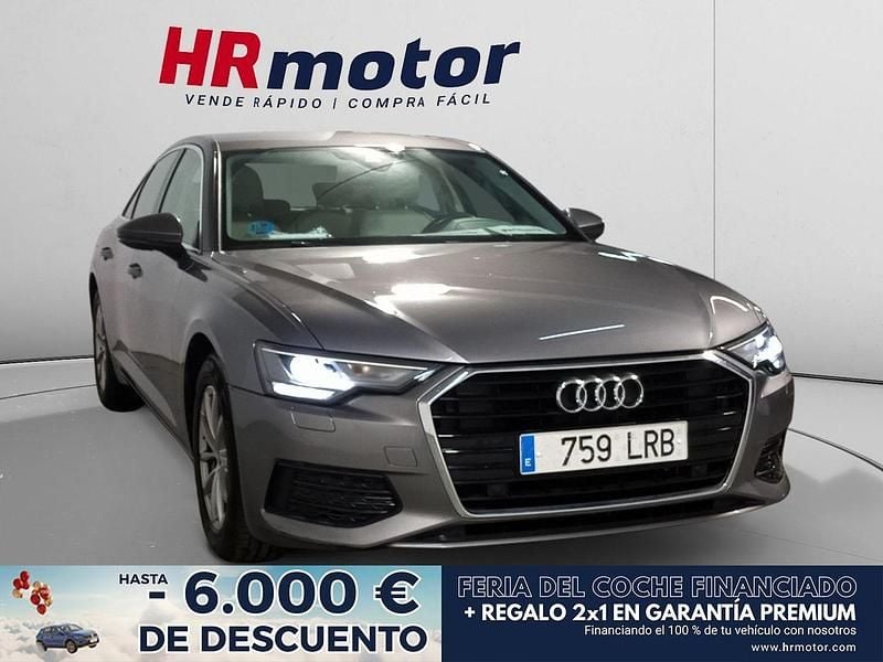 Gris Usado 2021 Audi A6 Berlina | 32.590 € (Precio justo) - Imagen 1/4