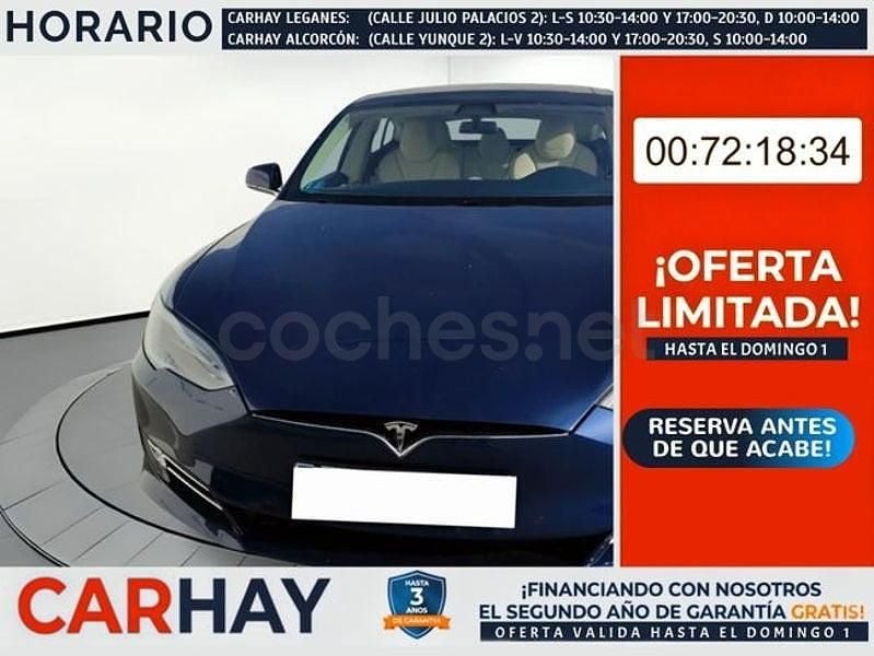 Azul Usado 2018 Tesla Model S Utilitario | 33.390 € (Precio justo) - Imagen 1/4