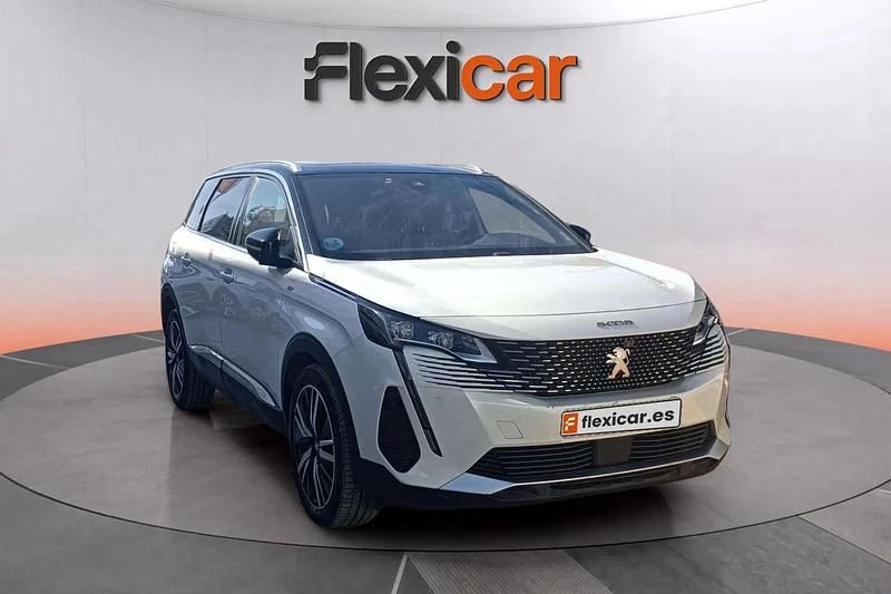 Blanco Usado 2022 Peugeot 5008 GT Monovolumen | 21.970 € (Buen precio) - Imagen 1/4