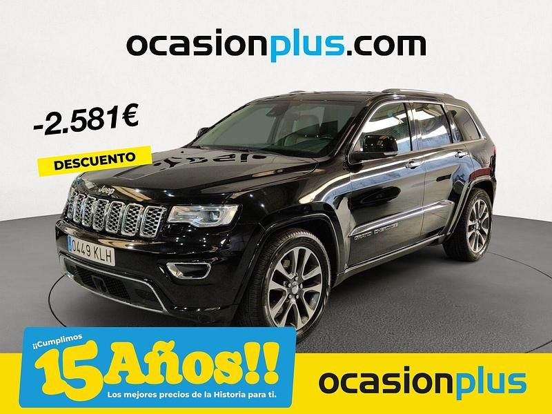 Negro Usado 2018 Jeep Grand Cherokee Overland SUV | 28.400 € (Buen precio) - Imagen 1/4