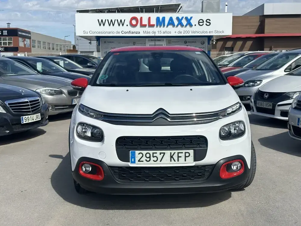 Usado Citroën C3 Feel 82 CV (60 kW) 2017 Blanco metalico Utilitario