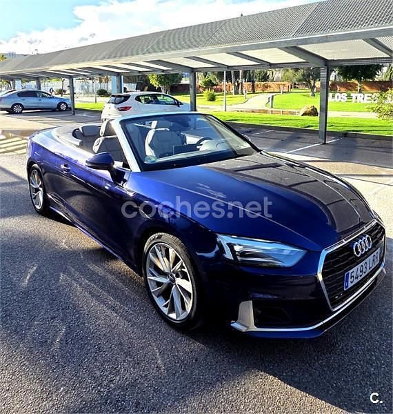 Usado Audi A5 Cabriolet Premium 190 CV (139 kW) 2020 Azul Descapotable