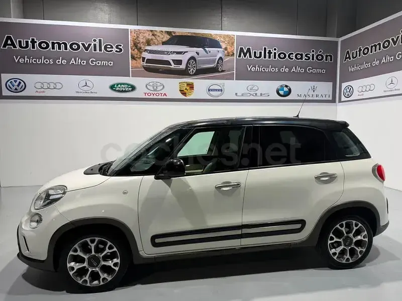 Usado Fiat 500L Cross 95 CV (69 kW) 2017 Blanco Monovolumen
