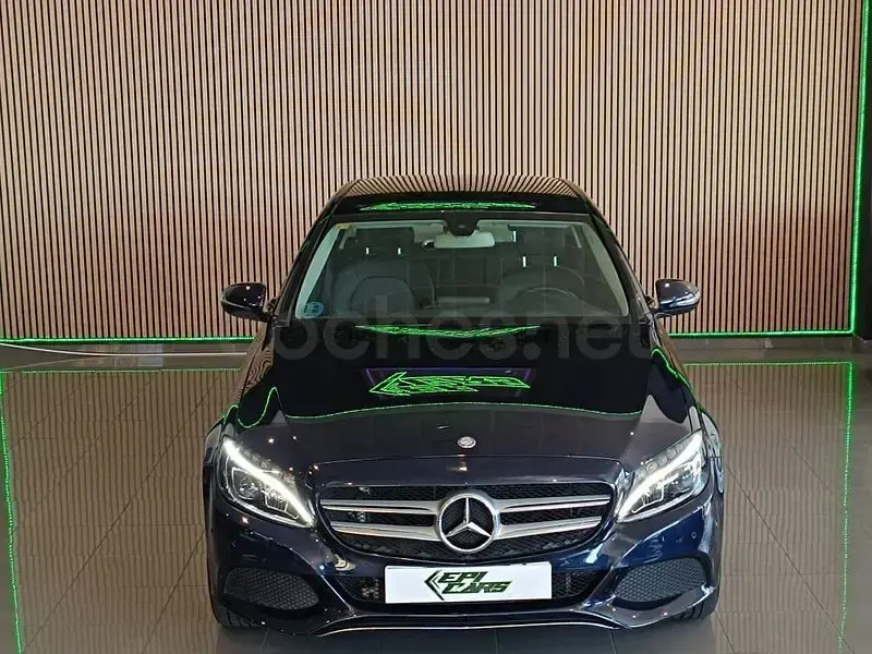 Usado Mercedes C350e 279 CV (205 kW) 2016 Azul Berlina