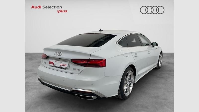 Usado Audi A5 Sportback S-Line 163 CV (119 kW) 2023 Blanco glaciar (metalizado) Utilitario