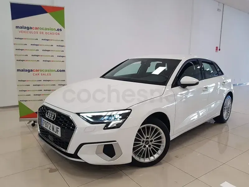 Usado Audi A3 Advanced Plus 110 CV (80 kW) 2023 Blanco Berlina