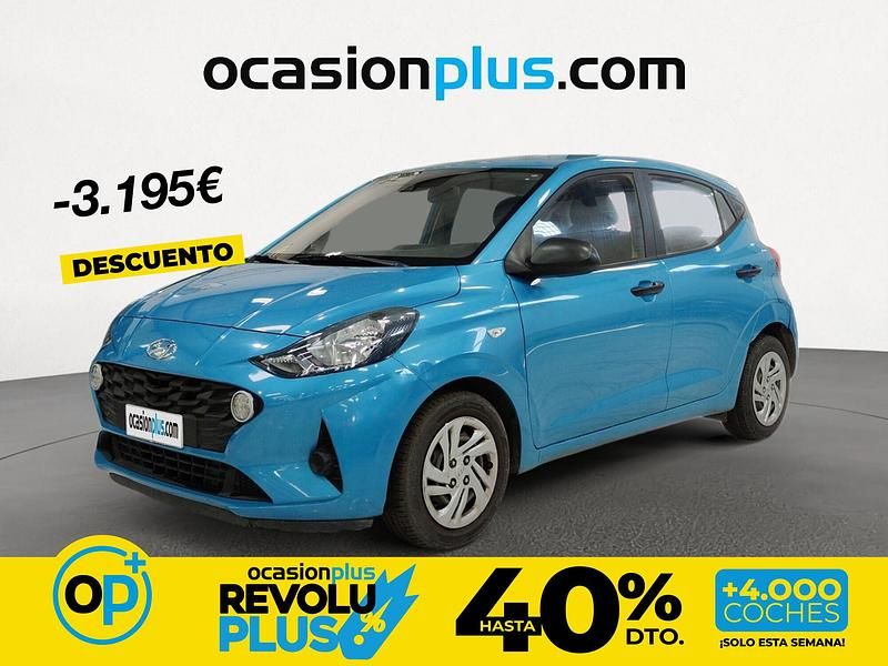 Usado Hyundai i10 67 CV (49 kW) 2022 Azul Utilitario