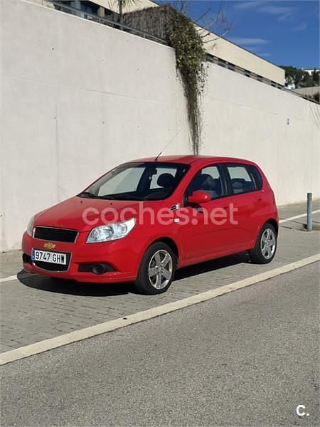 Usado Chevrolet Aveo LS 84 CV (61 kW) 2008 Rojo Berlina