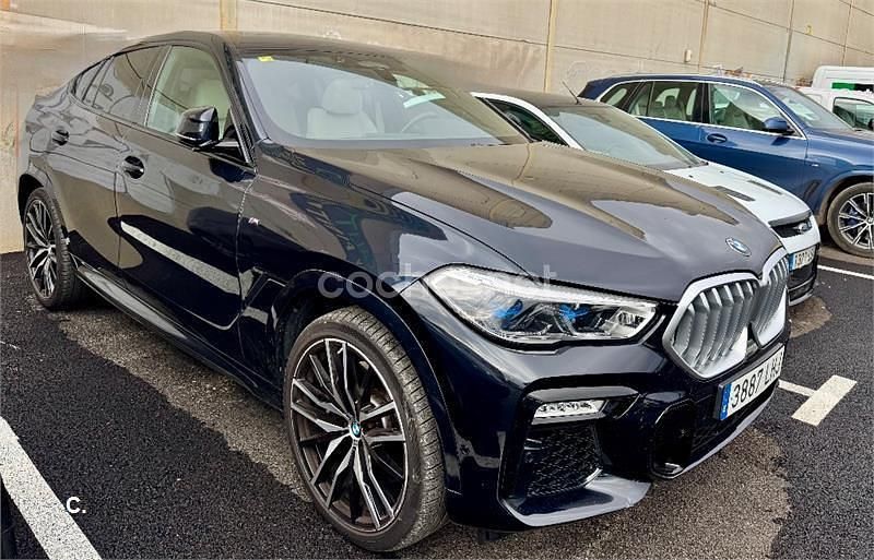 Azul Usado 2020 BMW X6 SUV | 46.500 € (Precio justo) - Imagen 1/4