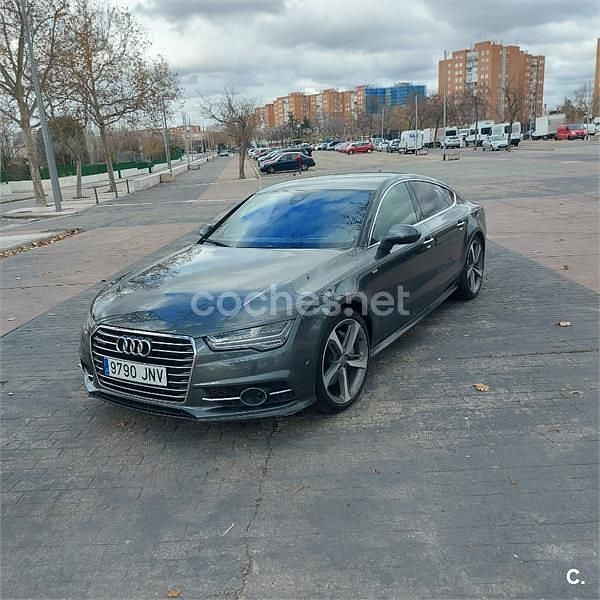 Gris / plata Usado 2016 Audi A7 Sportback S-Line Utilitario | 27.250 € (Precio justo) - Imagen 1/4