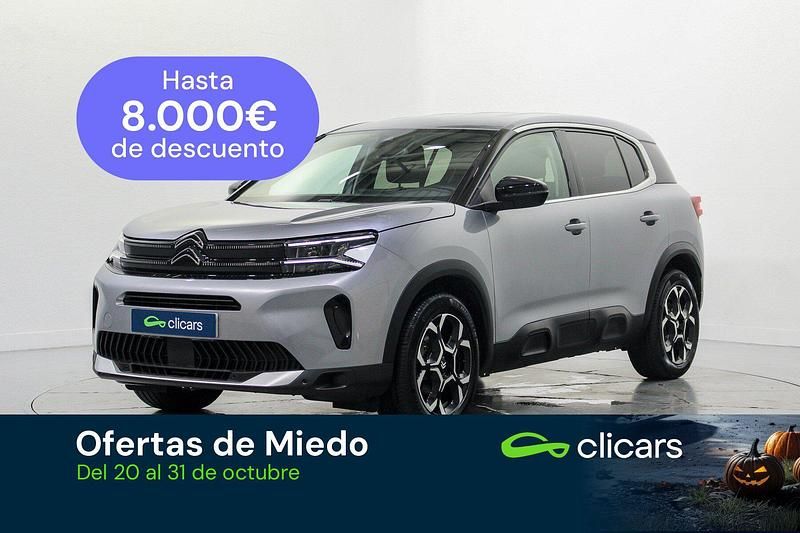 Gris Usado 2024 Citroën C5 Aircross PureTech SUV | 21.490 € (Precio justo) - Imagen 1/4