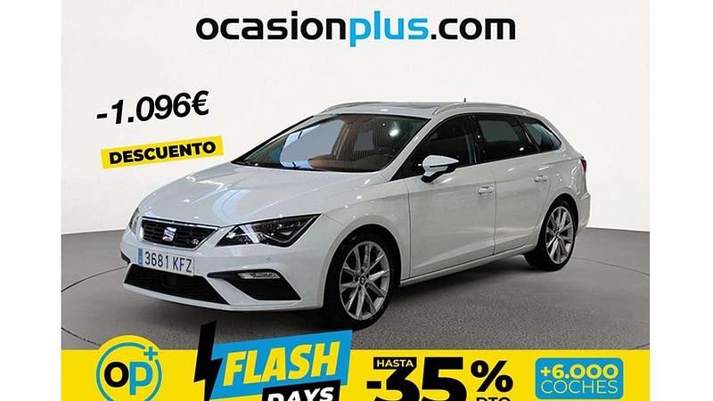 Usado Seat Leon ST FR 184 CV (135 kW) 2017 Blanco Familiar