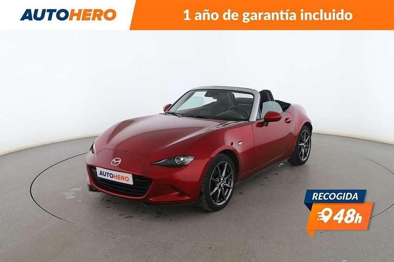 Rojo Usado 2019 Mazda MX5 Descapotable | 26.799 € (Precio justo) - Imagen 1/3