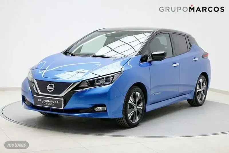 Usado Nissan Leaf Tekna 110 kW (150 CV) 2019 Azul Utilitario