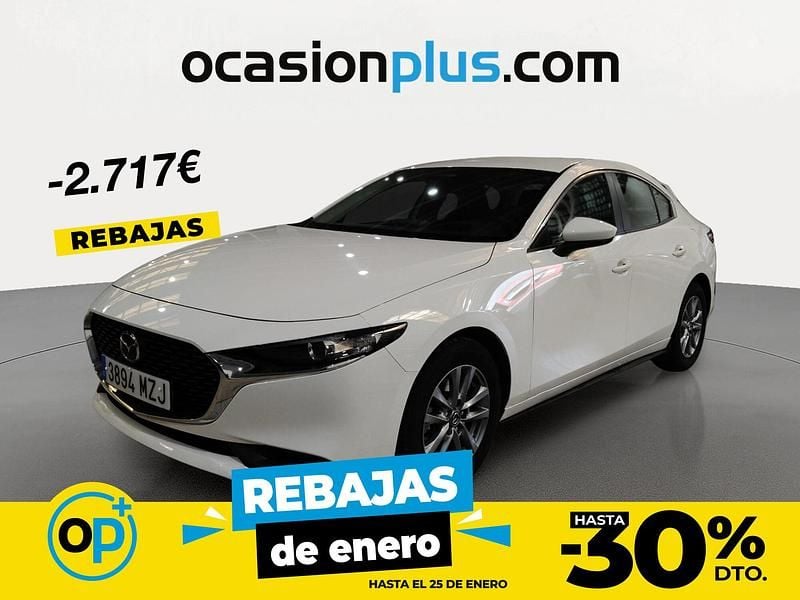 Blanco Usado 2025 Mazda 3 Prime-Line Berlina | 23.290 € (Precio justo) - Imagen 1/4