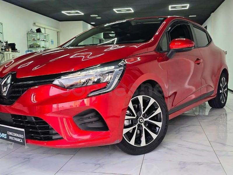 Usado Renault Clio V Intens 91 CV (66 kW) 2021 Rojo Berlina