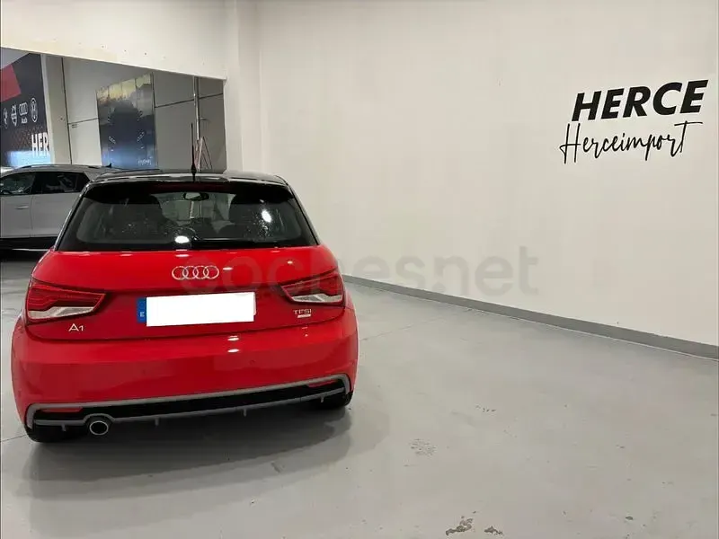 Brugt Audi A1 Sportback Design 95 HK (69 kW) 2018 Rød Hatchback