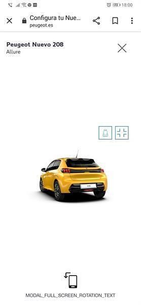 Usado Peugeot 208 GT 100 CV (73 kW) 2020 Naranja Utilitario