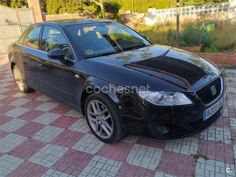 Usado Seat Exeo Style 143 CV (105 kW) 2009 Negro Berlina