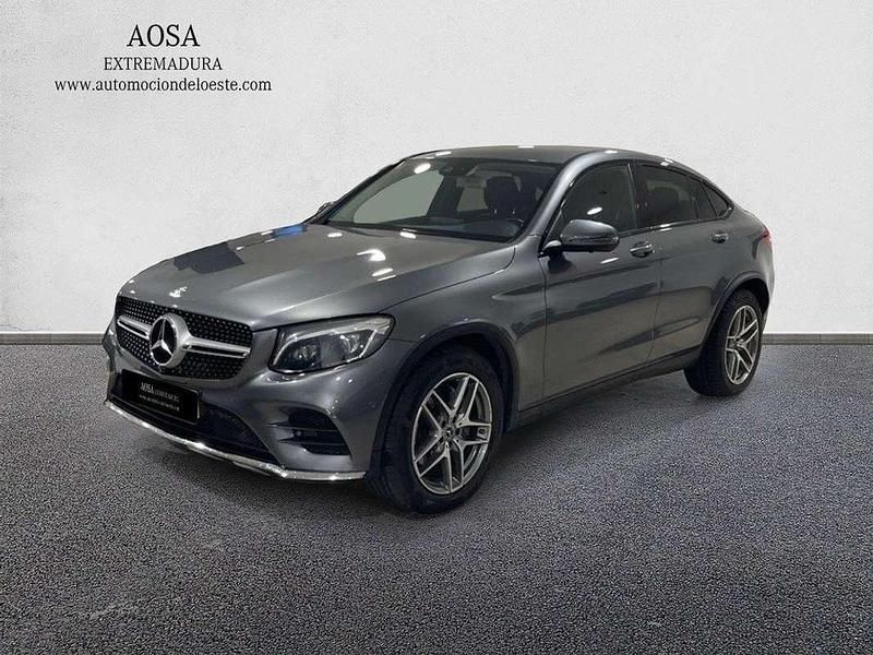 Usado Mercedes GLC250 AMG line 213 CV (156 kW) 2017 Gris Coupe