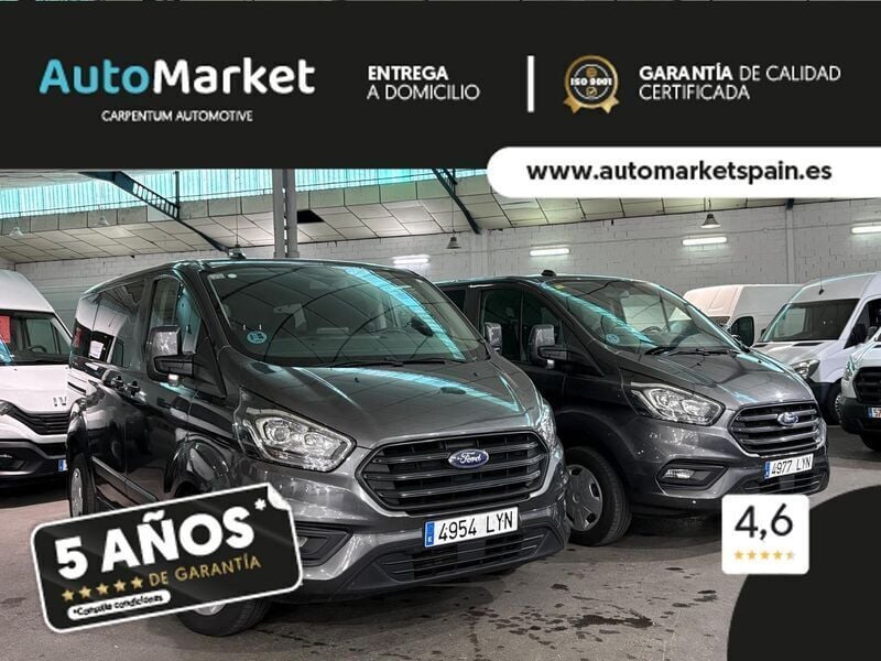 Gris / plata Usado 2022 Ford Transit Custom Nugget Monovolumen | 29.900 € - Imagen 1/4