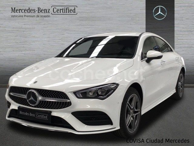 Blanco polar Usado 2023 Mercedes CLA250e Berlina | 39.900 € (Buen precio) - Imagen 1/4