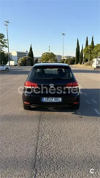 Usado VW Golf VI Advance 122 CV (89 kW) 2009 Negro Utilitario