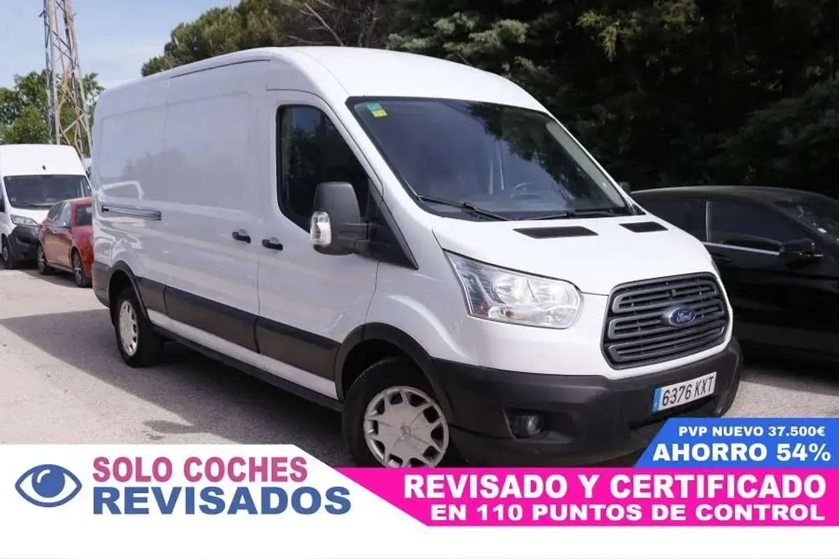 Usado Ford Transit Trend 131 CV (96 kW) 2019 Blanco Van