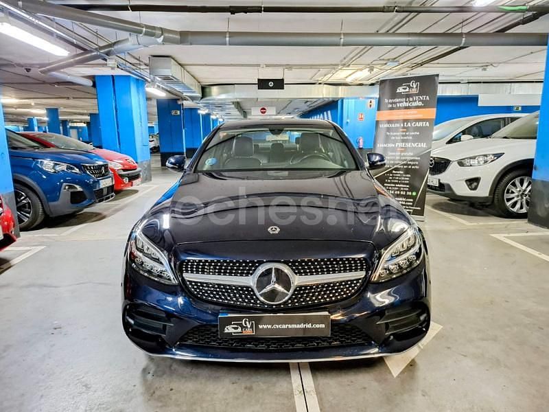 Usado Mercedes C200 184 CV (135 kW) 2018 Azul Berlina
