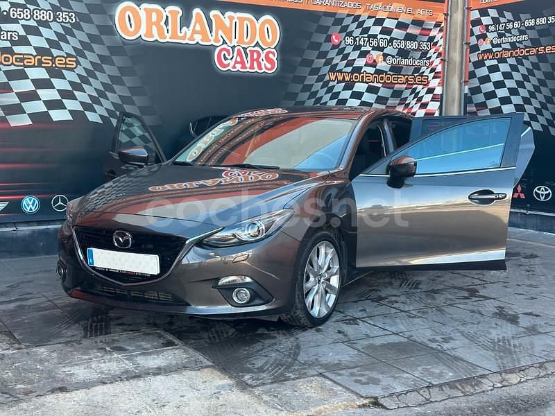 Usado Mazda 3 Style 150 CV (110 kW) 2015 Gris / plata Berlina