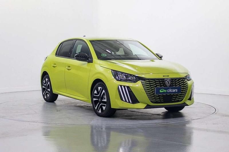 Nuevo Peugeot 208 Allure 102 CV (75 kW) 2025 Amarillo Utilitario