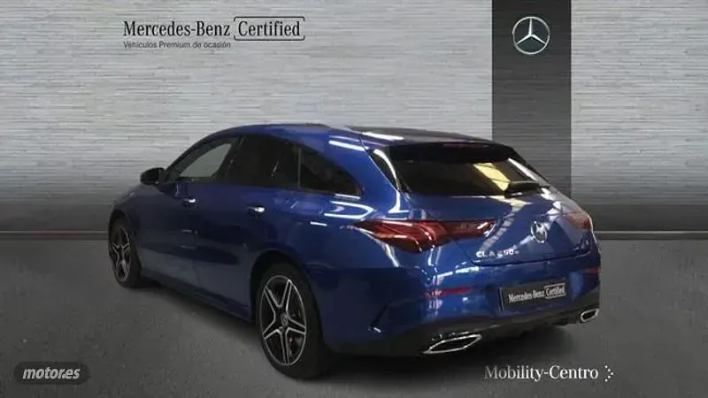 Usado Mercedes CLA250e 218 CV (160 kW) 2024 Azul Coupe